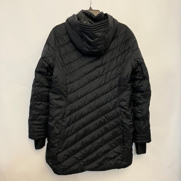Spyder Jacket Womens L Black Insulated Quilted Long Puffer Coat Parka Ski Snow - Picture 6 of 10